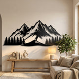 Mountain Peak and Pine Forest metal wall art – image 6