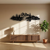 Mountain Lake and Pine Forest metal wall art – image 6