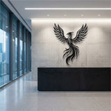 Rising Phoenix metal wall art – image 6
