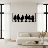 Cowboy Riders Panel metal wall art – image 6
