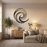 Spiral Vortex metal wall art – image 6