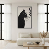 Smoking Cat metal wall art – image 6