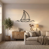 Sailboat Line Art metal wall art – image 6