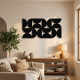 Mid-Century Arc Pattern metal wall art – image 6