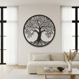 Tree of Life Round metal wall art – image 6