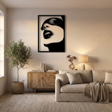 Woman Face Silhouette metal wall art – image 6