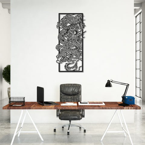 Cloud Dragon Metal Wall Art