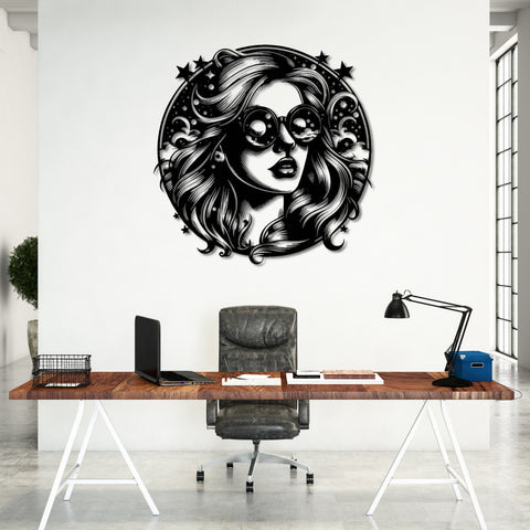 Celestial Beauty Metal Wall Art