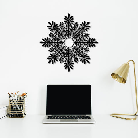 Snowflake Metal Wall Art