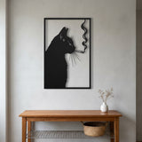 Smoking Cat metal wall art – image 7