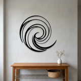 Spiral Vortex metal wall art – image 7