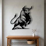 Charging Bull metal wall art – image 7