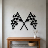 Racing Checkered Flags metal wall art – image 7
