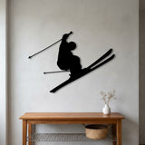 Skier Jump metal wall art – image 7