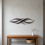 Flowing Ribbon Lines metal wall art – image 7
