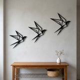 Origami Birds metal wall art – image 7
