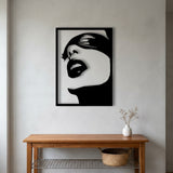 Woman Face Silhouette metal wall art – image 7