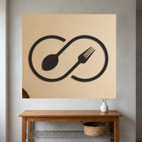 Infinity Spoon and Fork metal wall art – image 7