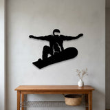 Snowboarder Jump metal wall art – image 7