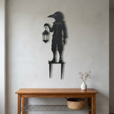 Raven Man with Lantern metal wall art – image 7