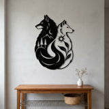 Howling Wolf and Pines metal wall art – image 7