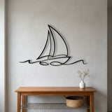 Sailboat Line Art metal wall art – image 7