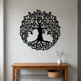 Celtic Tree of Life Circle metal wall art – image 17