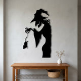 Witch with Cauldron metal wall art – image 7