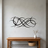 Woven Flowing Lines metal wall art – image 7