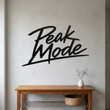 Peak Mode Script metal wall art – image 7