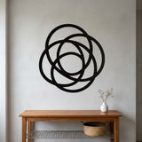 Interlocking Circles Rosette metal wall art – image 7