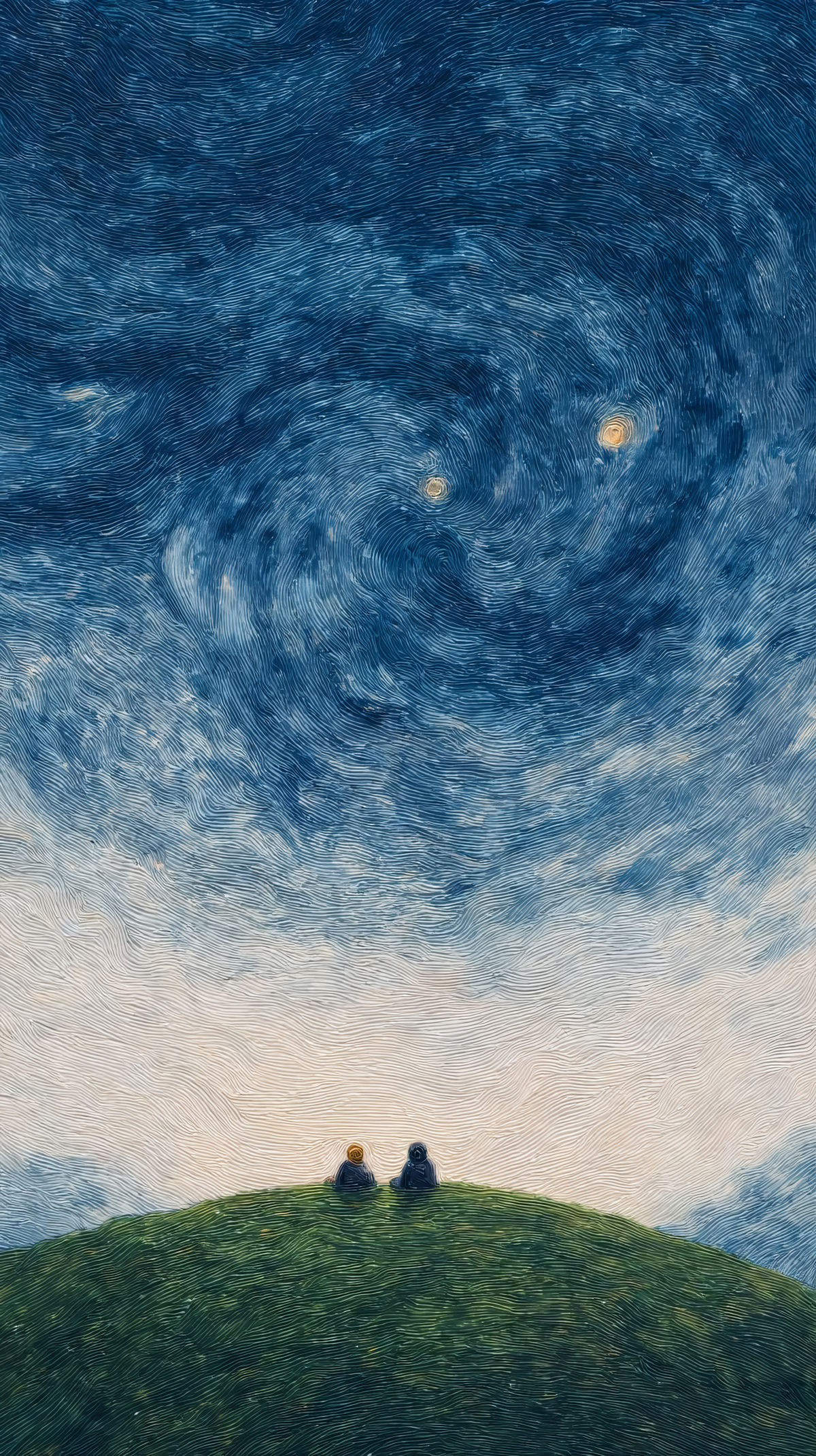 Starry Night Sky Aesthetic Wall Décor Poster Print