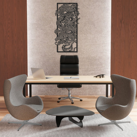 Cloud Dragon Metal Wall Art