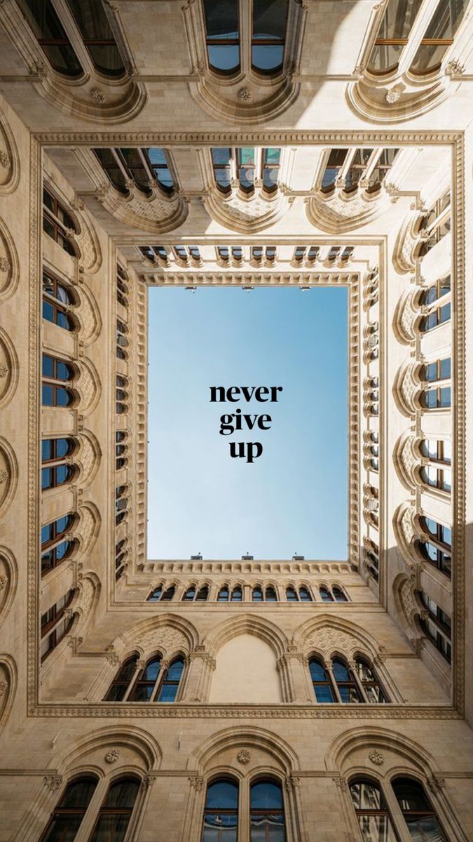 Never Give Up Quote Aesthetic Wall Print Wall Poster Print