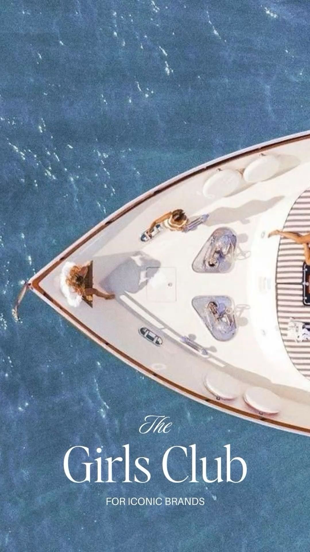 The Girls Club FOR ICONIC BRANDS Luxury Yacht Aesthetic Wall Décor – Glam Coastal Decor
