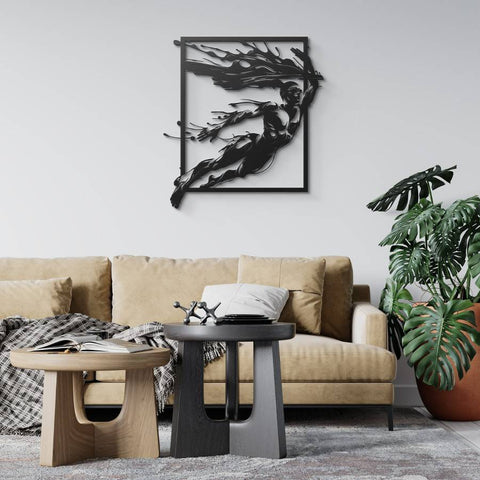 Swimmer Metal Wall Art