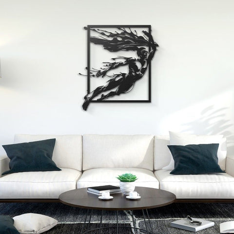 Swimmer Metal Wall Art