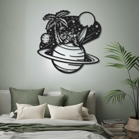 Astronaut Metal Wall Art