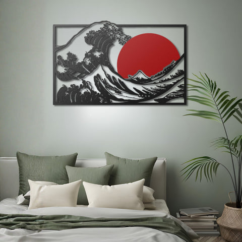 The Great Wave of Kanagawa Metal Wall Art