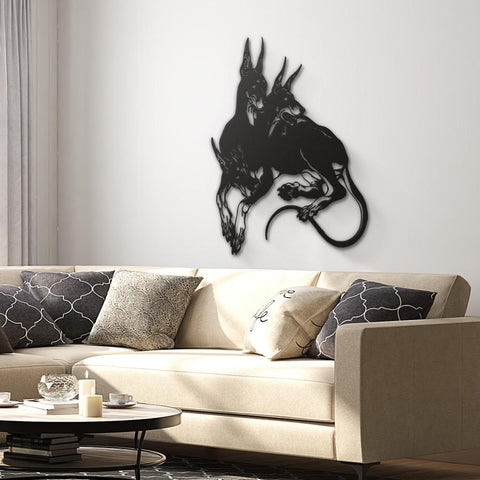 Cerberus Metal Wall Art