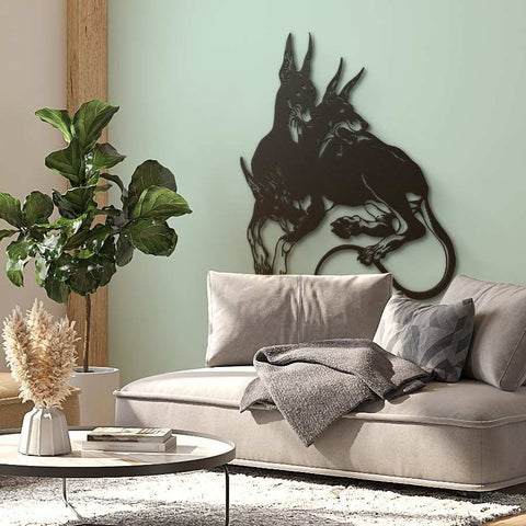 Cerberus Metal Wall Art
