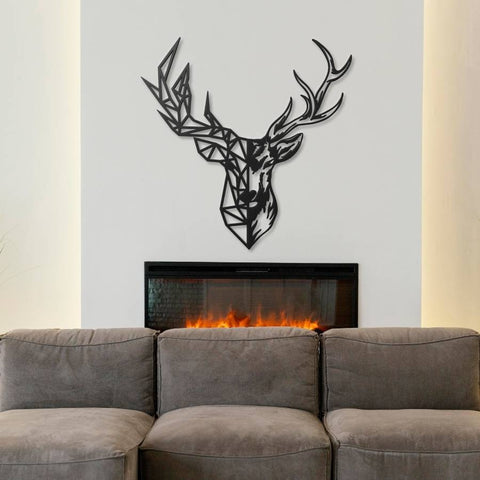 Deer Head Metal Wall Art