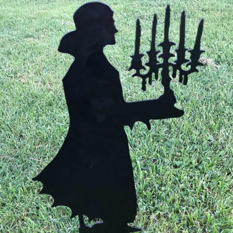 Vampire Metal Yard Art, Halloween Decor
