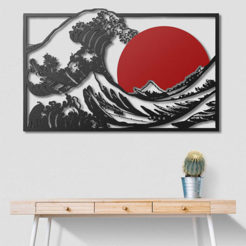The Great Wave of Kanagawa Metal Wall Art