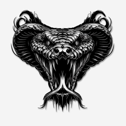 Fierce Cobra Metal Wall Art