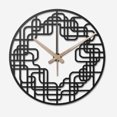 Celtic Knot Circular Metal Wall Clock