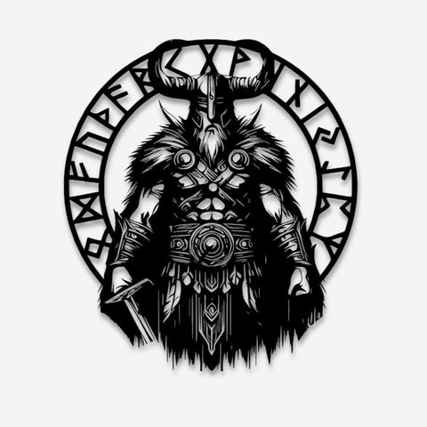 Viking Vegvisir Metal Wall Art