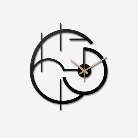 Modern Minimalist Elegant Metal Wall Clock