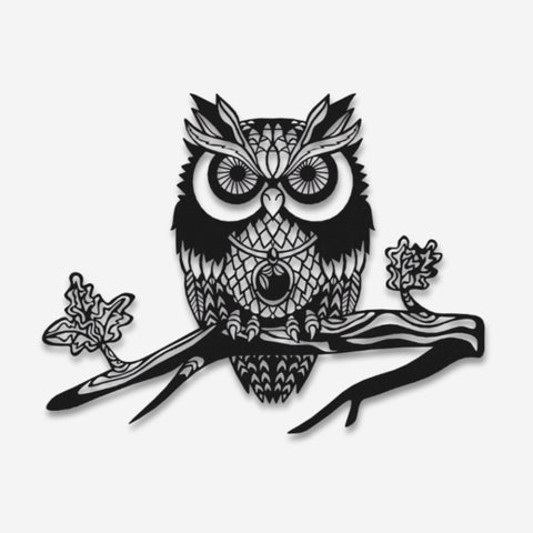 Owl Metal Wall Art