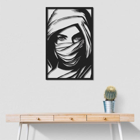 Desert Woman Metal Wall Art